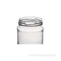 Flint Glass Round Panelled Jar